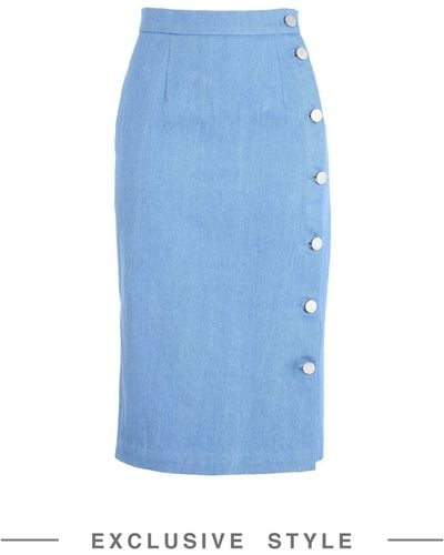 Fleamadonna Denim Skirt - Blue