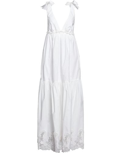 P.A.R.O.S.H. Maxi-Kleid - Weiß