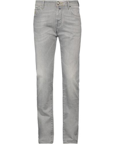 Jacob Coh?n Light Jeans Cotton, Elastane - Gray