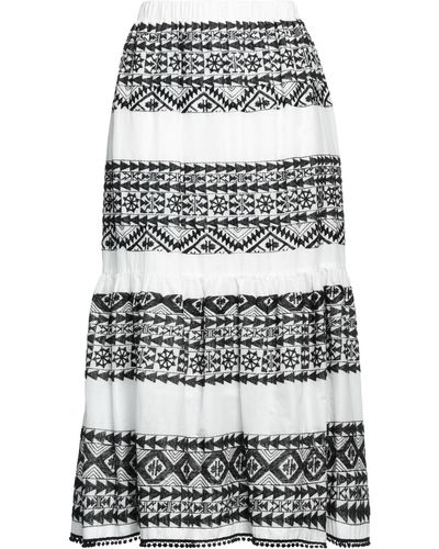 Clips Midi Skirt - Gray