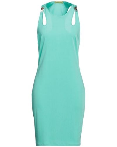 Versace Light Mini Dress Viscose - Blue