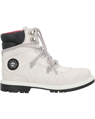 TOMMY HILFIGER x TIMBERLAND Ankle Boots - White