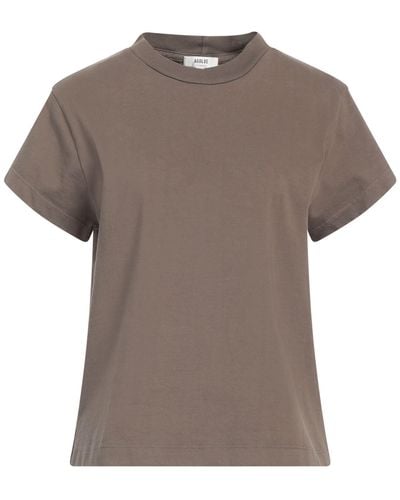 Agolde Military T-Shirt Cotton - Grey