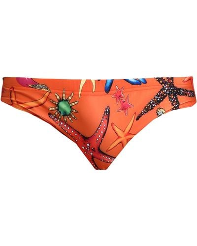 Versace Braguita y slip de bikini - Naranja