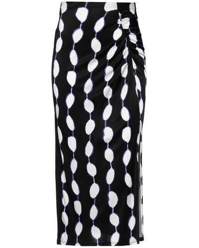 Diane von Furstenberg Midi Skirt - Black