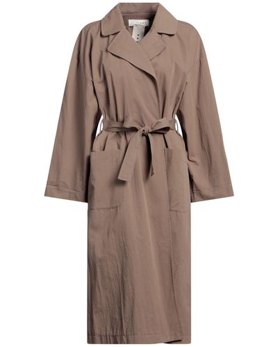 Haveone Overcoat & Trench Coat - Brown