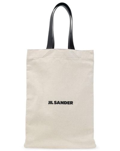 Jil Sander Flat Shopper Bag - Natur