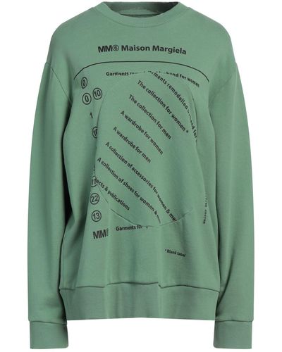 MM6 by Maison Martin Margiela Sweatshirt - Green