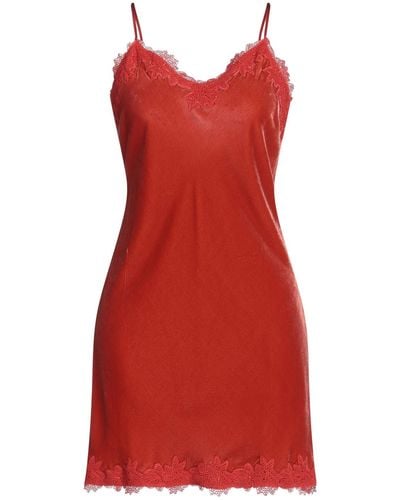 Vivis Slip Dress - Red