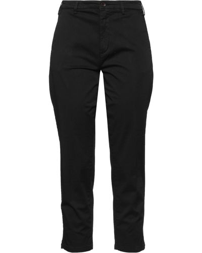 40weft Cropped Trousers - Black