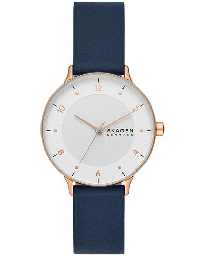 Blue Skagen Watches for Women | Lyst