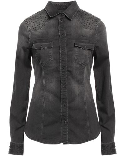 Karl Lagerfeld Denim Shirt - Black