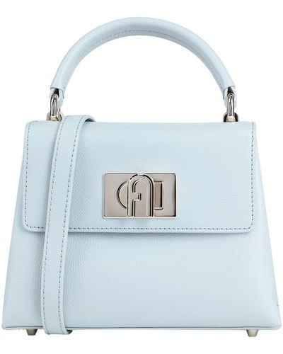 Furla 1927 Mini Top Handle -- Sky Handbag Soft Leather - Blue