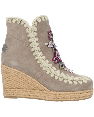 Mou Ankle Boots - Natural