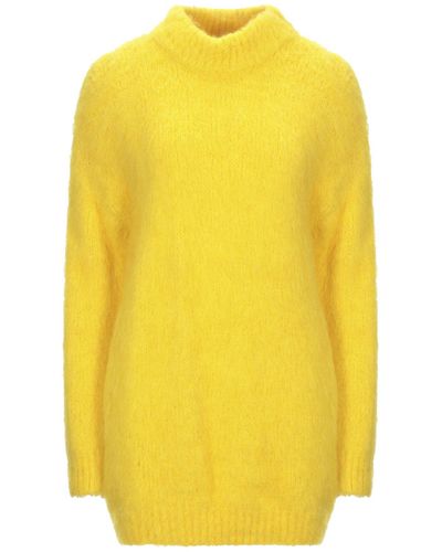 Erika Cavallini Semi Couture Turtleneck - Yellow