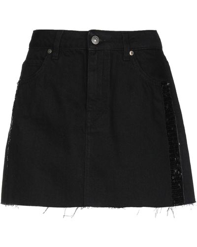 Gaelle Paris Denim Skirt - Black
