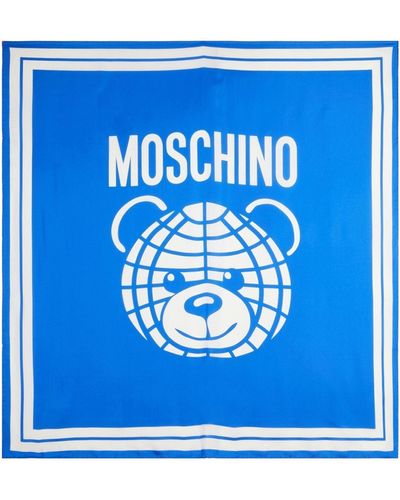 Moschino Bufanda - Azul