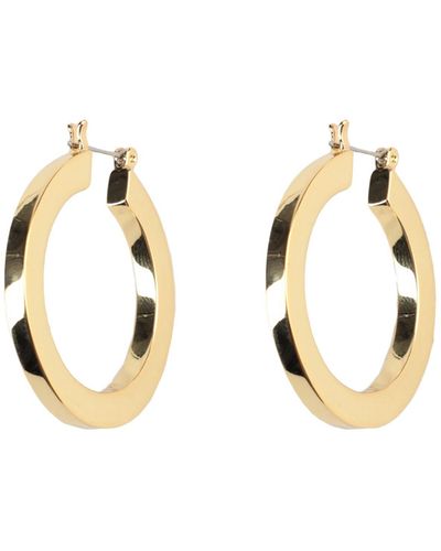 Luv Aj Earrings Brass - Metallic