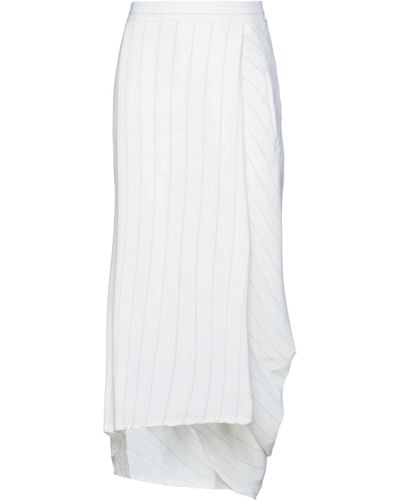 High Maxi Skirt - White