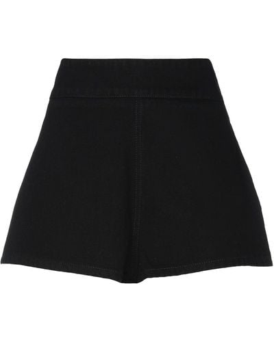 WANDERING Denim Shorts - Black