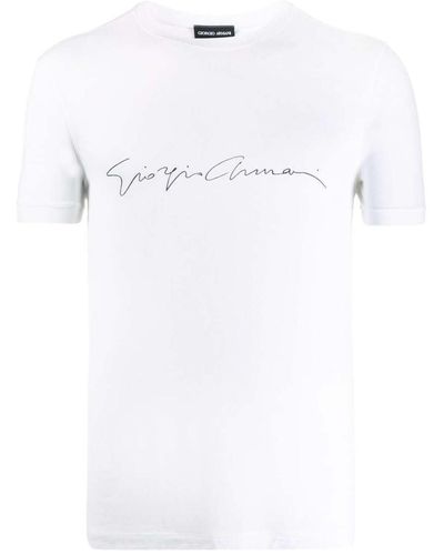 Giorgio Armani T-shirts - Weiß