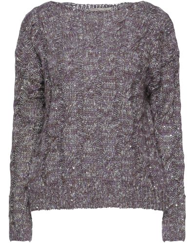 CROCHÈ Sweater - Purple