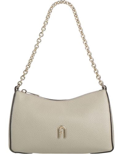 Furla Light Handbag Calfskin, Polyester - Gray