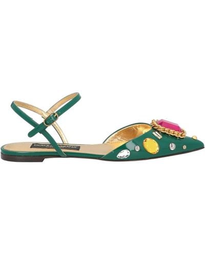 Dolce & Gabbana Ballet Flats - Green