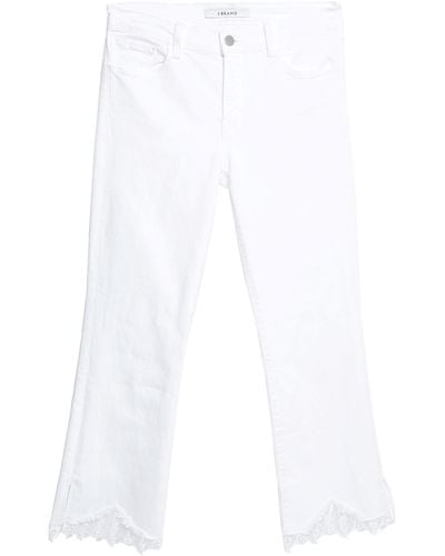J Brand Cropped Jeans - Weiß