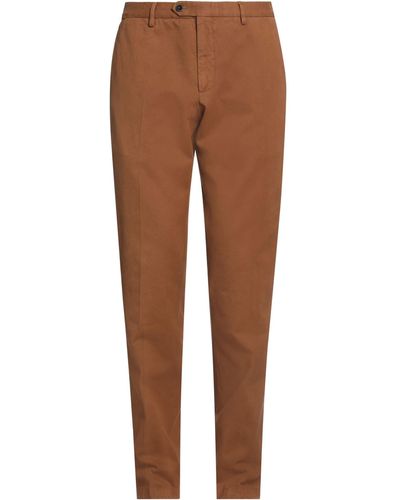 Drumohr Tan Pants Cotton - Gray