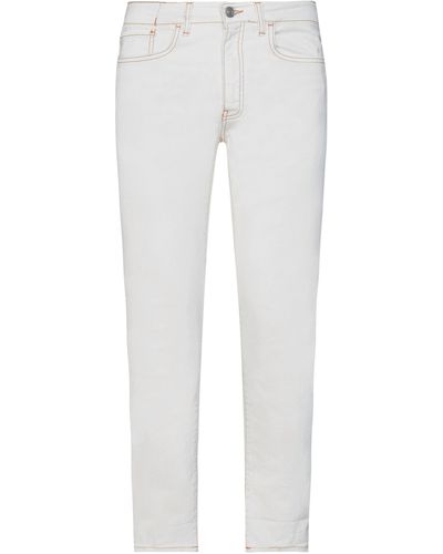 Low Brand Pantaloni Jeans - Bianco