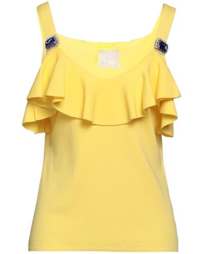 Lafty Lie Top - Yellow