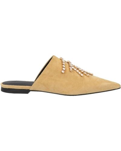 Natural Erika Cavallini Semi Couture Shoes for Women | Lyst
