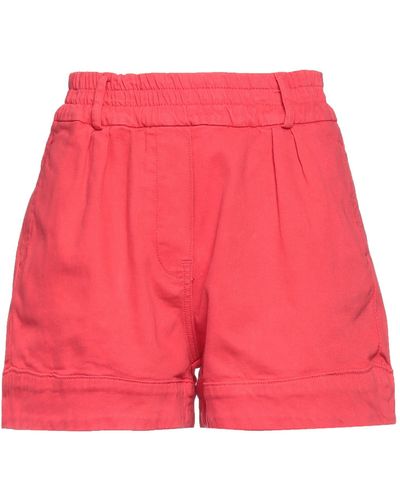 Ottod'Ame Denim Shorts - Red