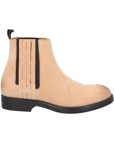 Boemos Ankle Boots - Natural