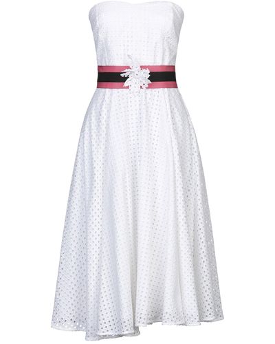 Hanita Midi Dress - White