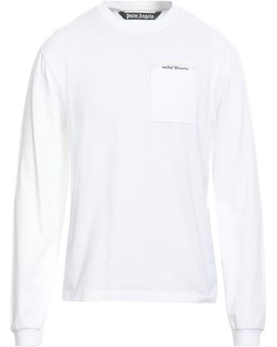 Palm Angels T-Shirt Cotton, Polyester - White