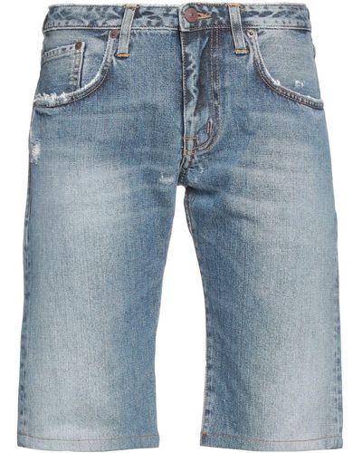 People Denim Shorts - Blue