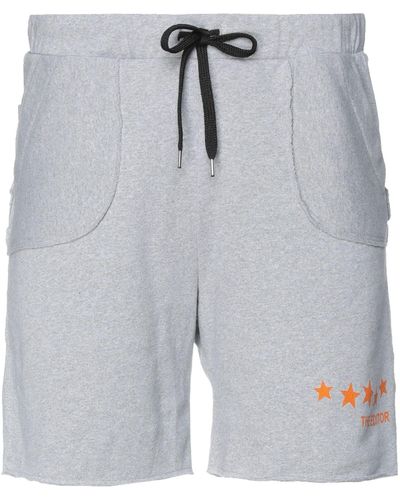Saucony Shorts & Bermuda Shorts Cotton - Gray