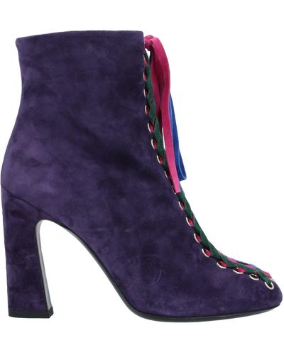 Roger Vivier Ankle Boots - Purple