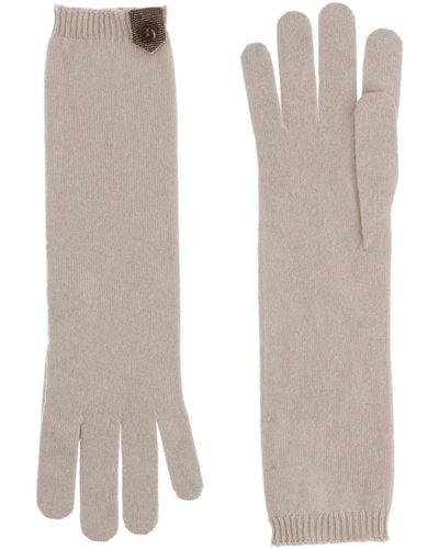 Brunello Cucinelli Handschuhe - Weiß