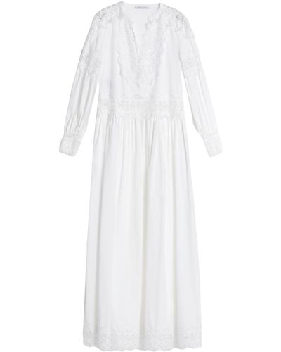 Alberta Ferretti Maxi-Kleid - Weiß