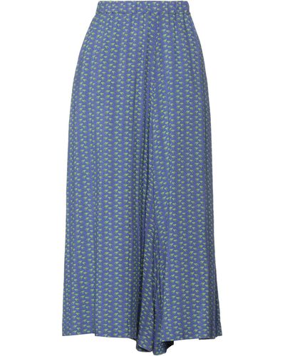 Attic And Barn Midi Skirt - Blue