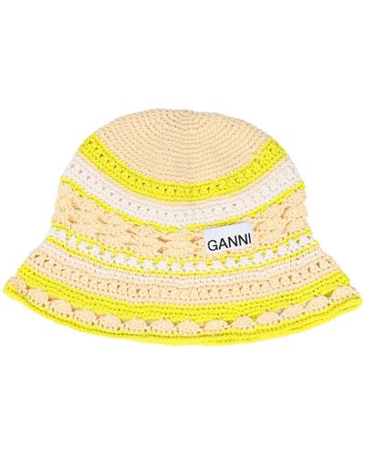 Ganni Hat - Yellow