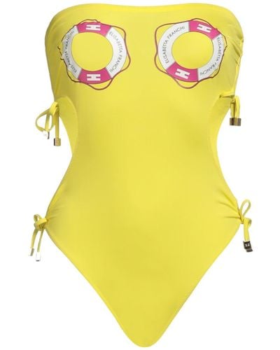 Elisabetta Franchi One-piece Swimsuit - Yellow