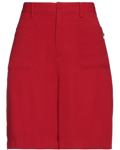 SCEE by TWINSET Bermuda Shorts - Red