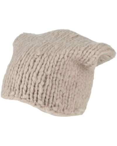 Snobby Sheep Khaki Hat Wool, Silk, Cashmere - White