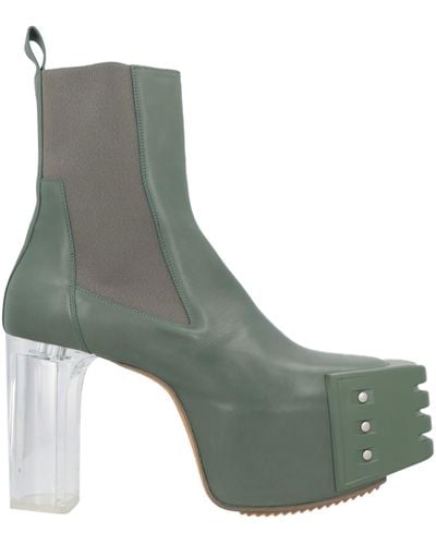 Rick Owens Ankle Boots - Green
