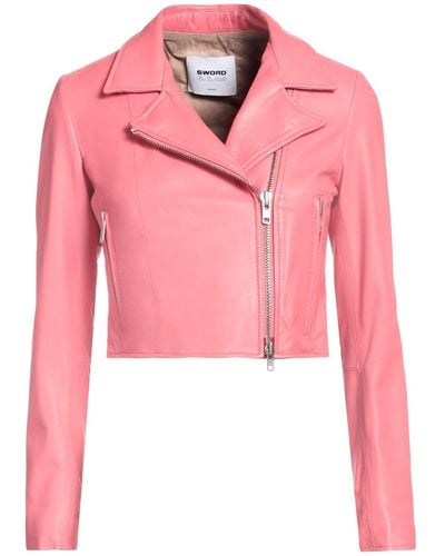 S.w.o.r.d 6.6.44 Jacket Soft Leather - Pink