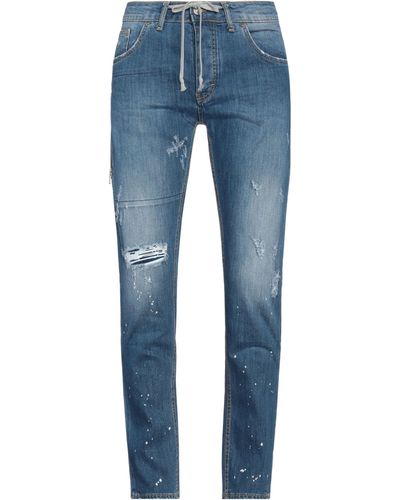 Low Brand Pantalon en jean - Bleu